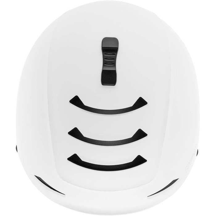 Шолом гірськолижний uvex Legend 2.0 білий-чорний мат для жінок та чоловіків, 59-62 см, регулювання розміру, оптимізована вентиляція