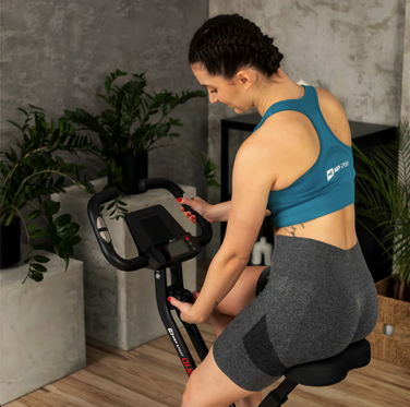 Велотренажер Hop-Sport HS-3020X Quest X-Bike чорно-червоний