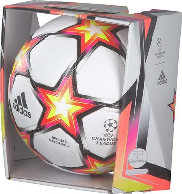 Футбольний м’яч adidas UCL Pro PS, унісекс, білий/червоний/чорний, розмір 5, офіційний матчевий