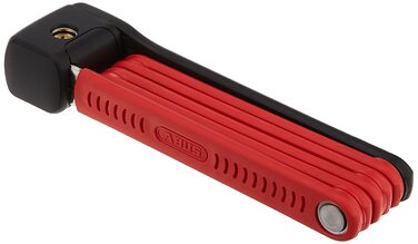 Замок велосипедний ABUS Bordo Lite 6055K SH з кріпленням - 85 см, червоний, сталевий, рівень безпеки 7