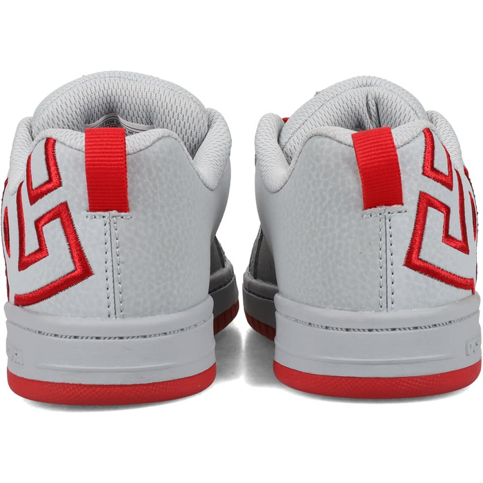 Кросівки для скейтбордингу DC Court Graffik для хлопчиків (13.5 Little Kid, сірий/червоний)