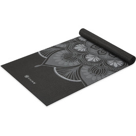 Двосторонній йога-мат Gaiam Mystic Ink, нековзкий килимок для йоги, фітнесу, 6 мм