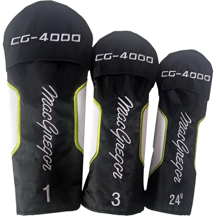 Гольф-набір CG4000: сталь/графіт, візок/стояча сумка, 2,5 см коротший/довший, для правої/лівої руки