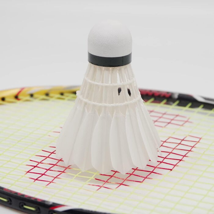 Набір для бадмінтону: 12 професійних м'ячів з гусячого пір'я, міцні, для гри та тренувань