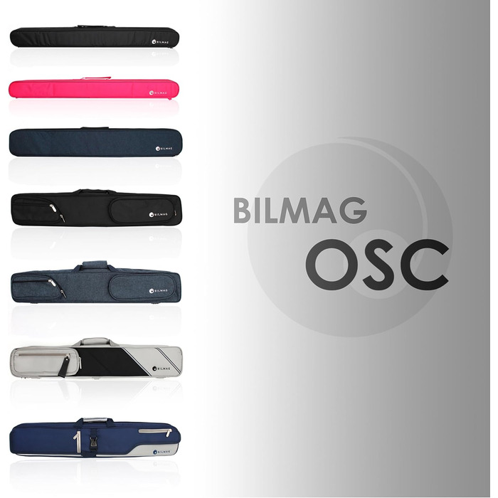 Чохол для бильярдного кия OSC III, 82 см, 3/4, блакитний (Pool)