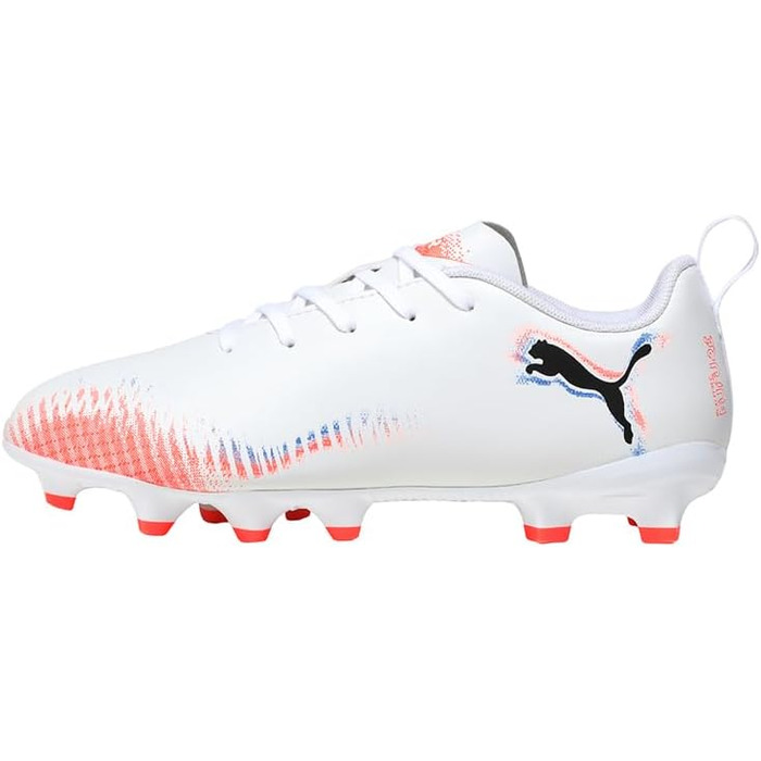 Дитячі футбольні бутси PUMA Future 8 Play FG/AG Jr - біло-червоно-чорні