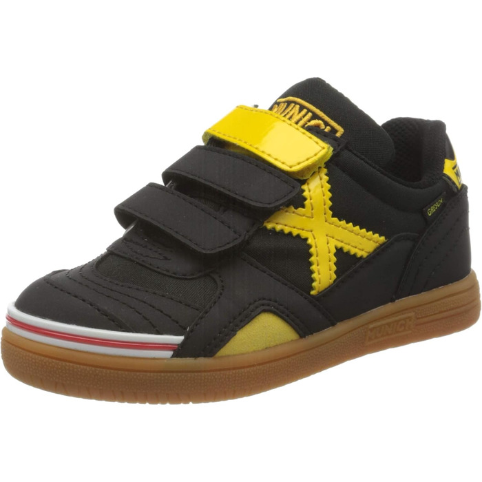 Дитячі фітнес-кеди Gresca Kid VCO S Munich - білі (27 EU, чорний/жовтий)