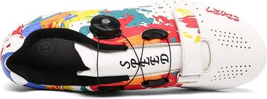 Велотуфлі Radsport для чоловіків та жінок: гоночні, MTB, SPD, антиковзаючі, дихаючі, розмір 39, вузька колодка, білі