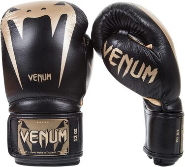 Боксерські рукавички Venum Giant 3.0 для муай-тай та кікбоксингу, 16oz, чорні