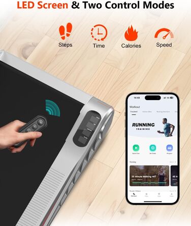 Електрична бігова доріжка Dskeuzeew F521 з нахилом 5%, Bluetooth, додатком, для дому, під стіл, швидкість 1-6 км/год