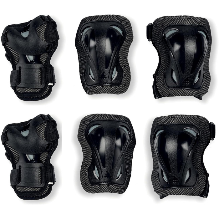 Захисний комплект Rollerblade Skate Gear 3 для дорослих, унісекс, XXS, чорний