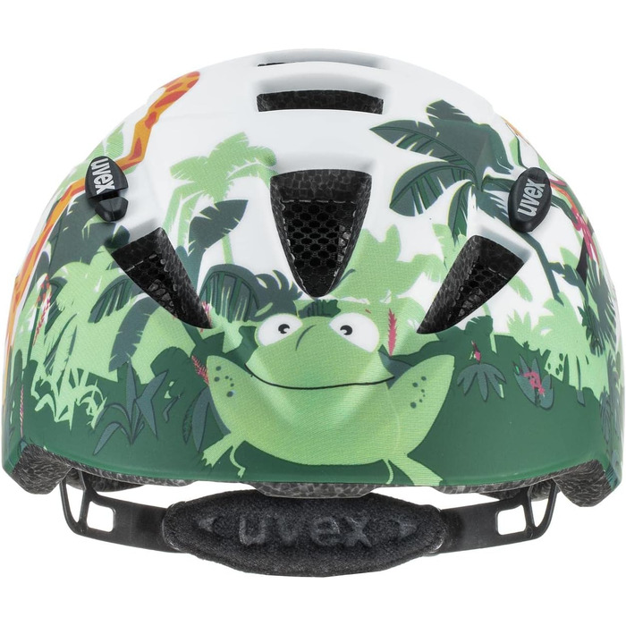Дитячий велосипедний шолом uvex Kid 2 cc, safari matt, 46-52 см, легкий, регульований розмір, можливість встановлення LED-світла