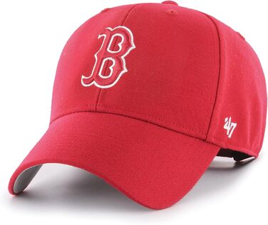 Кепка бейсболка MLB Boston Red Sox MVP, унісекс, регульована, червона