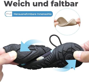 Дитячі шкарпетки-тапочки для плавання Mishansha: дихаючі, швидковисихаючі, антиковзкі, розмір 24-35, блакитні