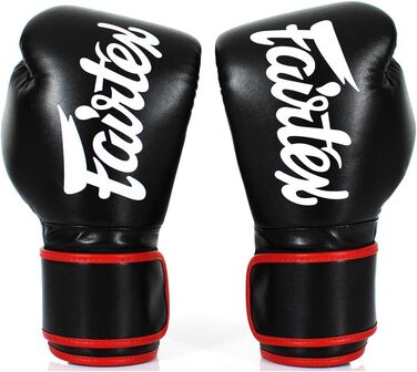 Боксерські рукавички Fairtex BGV-14 з мікрофібри, чорні, 12 унцій, для боксу, ММА та Муай Тай