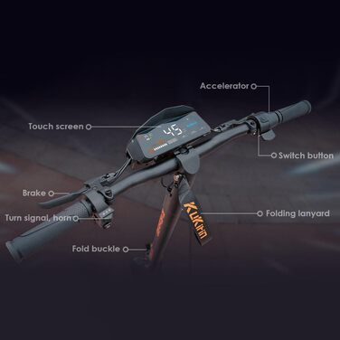 Електросамокат Kugookirin G2, 48V 15Ah, 55 км, складаний, подвійна амортизація, 10'' колеса, для бездоріжжя
