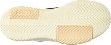 Жіночі фітнес-кеди Adidas Courtsmash, 38 EU, чорний, платина, лайм