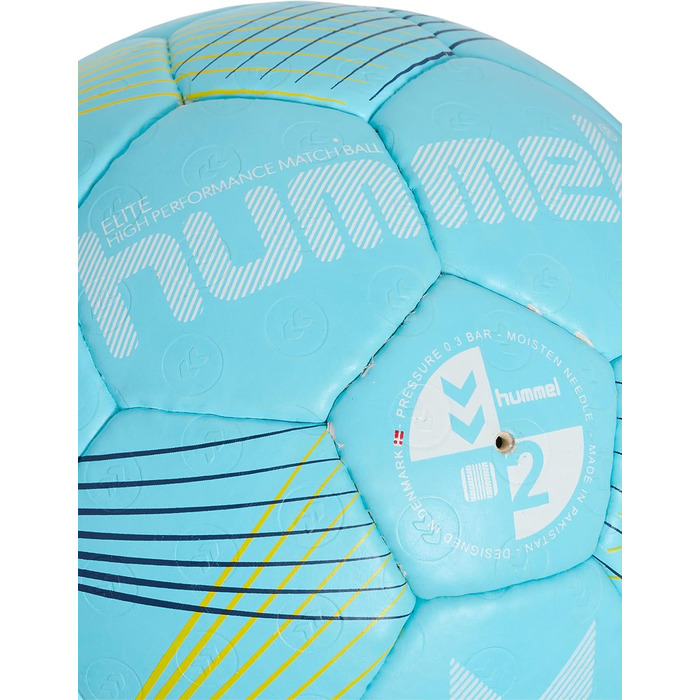 Гандбольний м'яч hummel Elite для дорослих, розмір 3, синій/білий/жовтий