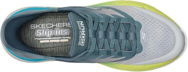 Чоловічі сліпони Skechers Max Cushioning Premier 2.0 Ascendant II (43 EU, сірий, багатокольоровий)