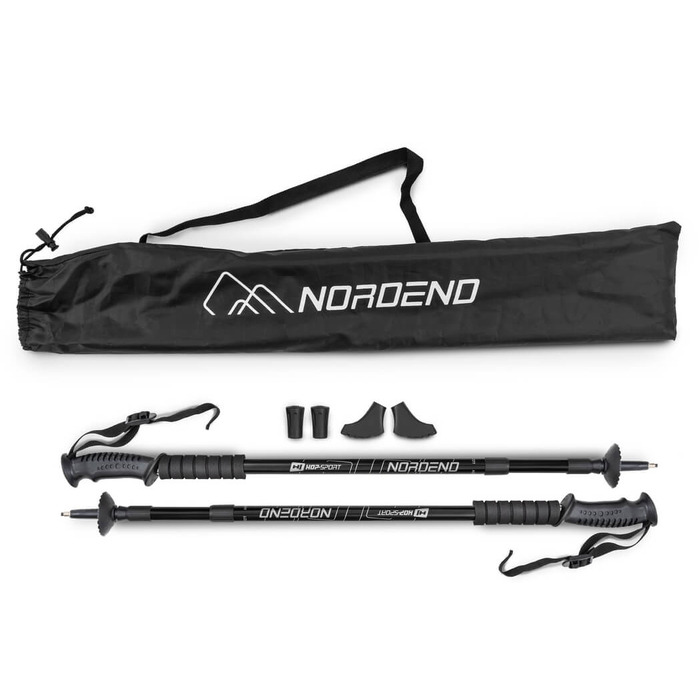 Трекінгові палиці Hop-Sport Nordend чорні