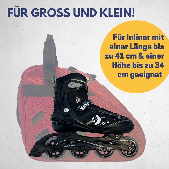 Сумка для роликів та ковзанів BEST SPORTING: велика, з регульованим ремінцем