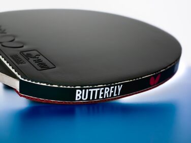 Ракетка для настільного тенісу Butterfly Timo Boll Carbon з сертифікованим покриттям Wakaba (2.0 мм), професійна серія ITTF