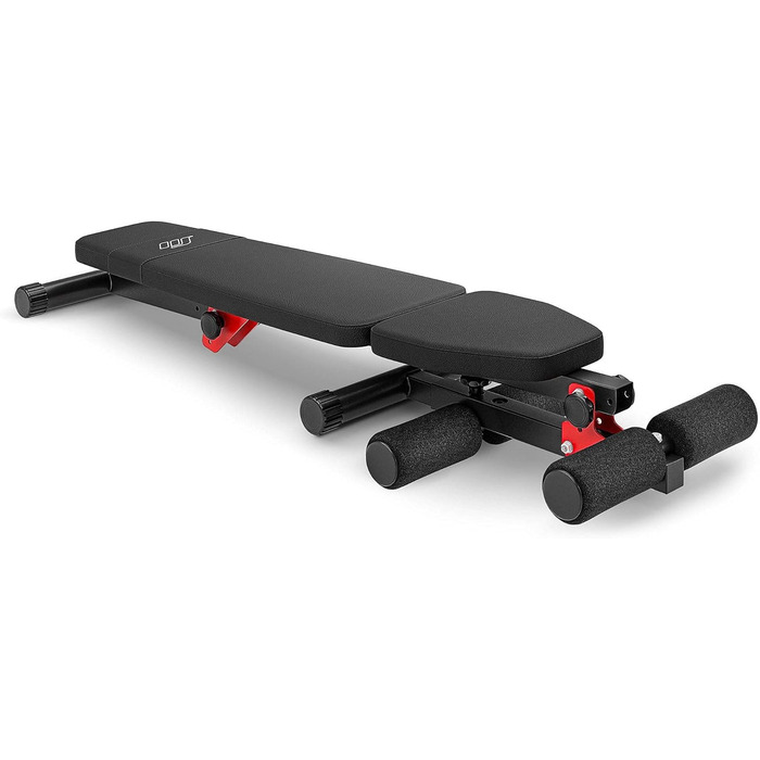 Складана лавка для тренувань Marbo Sport MH-L104 2.0, чорна, виробництво ЄС