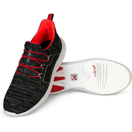 Боулінг-взуття чоловіче KR Strikeforce Patriot для правші/лівші, 48.5 EU, чорно-червоне