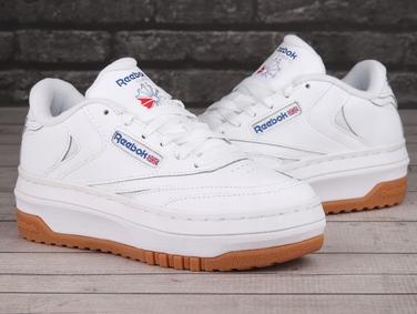 Кросівки Reebok білі шкіряні, низькі, на шнурівці, розмір 37