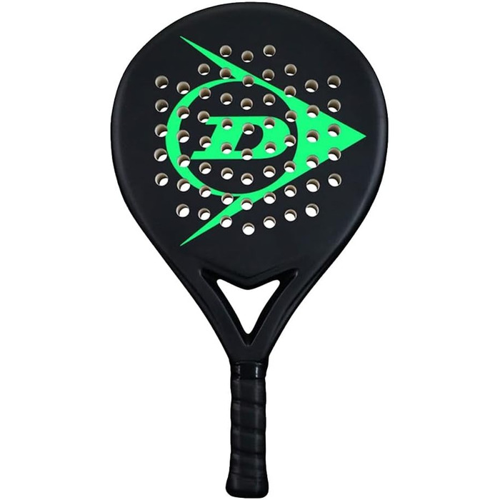 Тенісна ракетка Dunlop Hire Oversize, чорна/зелена