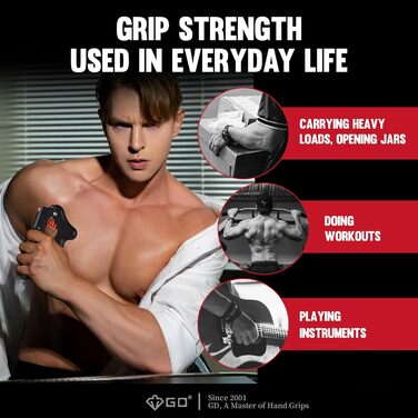 Регульований тренажер для пальців GD GRIP Pro-E 7-36 кг