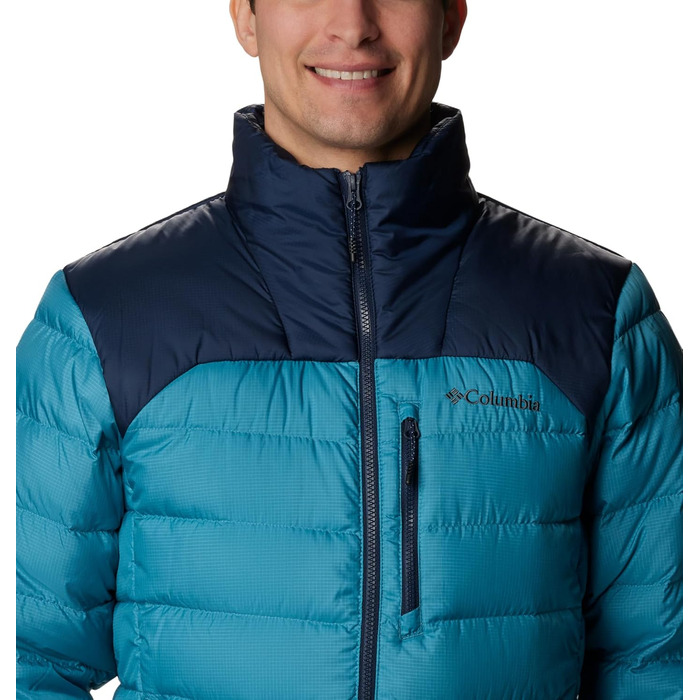 Чоловіча пуховика Columbia Autumn Park (розмір L, колір Collegiate Navy) — тепла зимова куртка