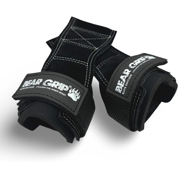 Ремінь/гачок для важкої атлетики BEAR GRIP Multi-Grip, міцний, з натуральної шкіри