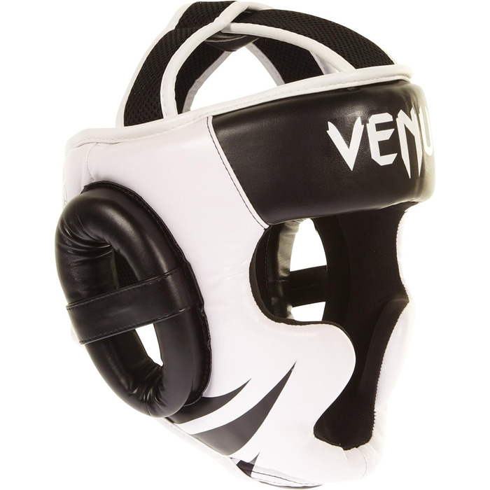 Захисний шолом Venum Challenger Black/Ice для боксу та MMA