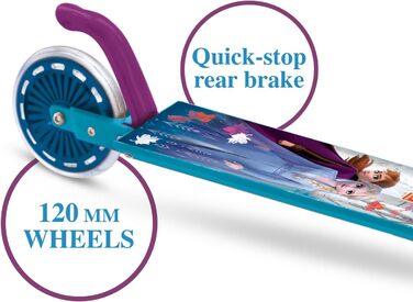 Дитячий алюмінієвий самокат FROZEN Mondo Toys, 2 колеса, регульований кермо