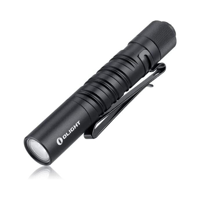 Ліхтарик Olight I3T EOS 180 люмен, міні, водонепроникний IPX8, алюмінієвий корпус, чорний - для кемпінгу та походів