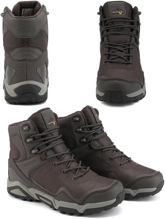 Чоловічі трекінгові черевики NORTIV 8, водонепроникні, для хайкінгу (44 EU, Коричневий)