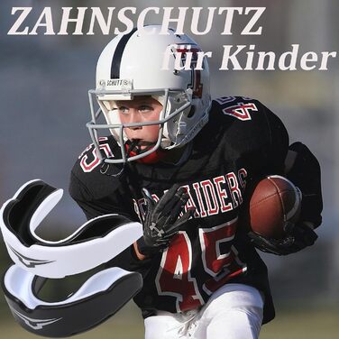 Захист зубів для дітей (2 шт.) - спортивний капу для хокею, кікбоксингу, регбі, футболу, боксу - міцний захист, CE (6-10 років)