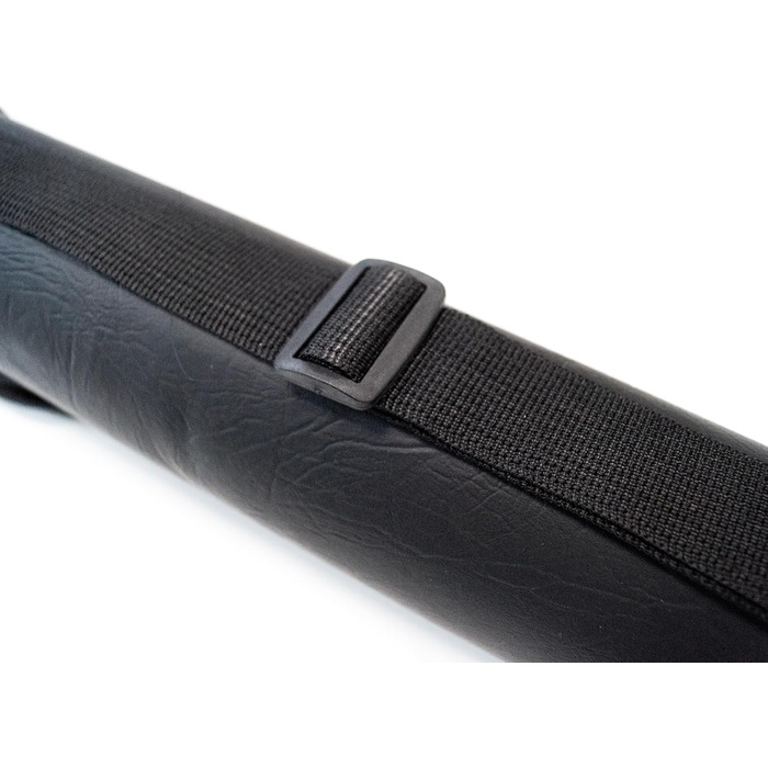 Чохол для більярду Hardy Billardköcher, чорний, 85 см, для 2 київ + аксесуари, міцне шкірозамінник, з сумкою для аксесуарів та ремінком