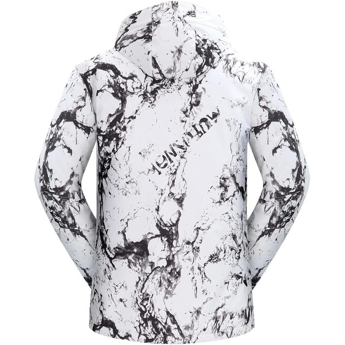 Комплект гірськолижний чоловічий: куртка та штани, зимовий, водонепроникний, вітронепроникний, з капюшоном, камуфляж, XL