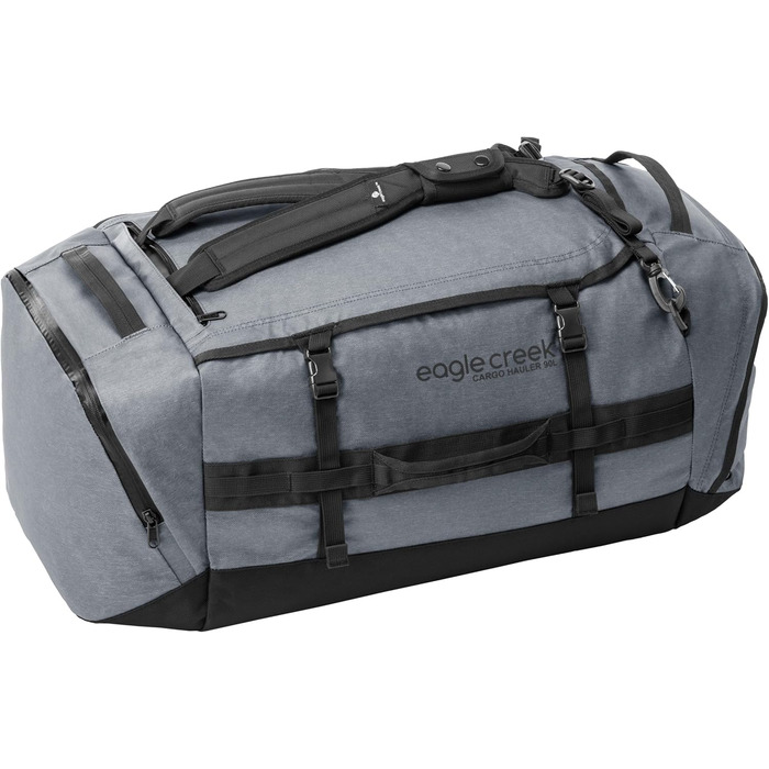 Дорожня сумка Eagle Creek Cargo Hauler 90L, водостійка, зносостійка, з переробленого поліестеру, нова версія, 90 літрів, колір Charcoal, 37x73x32 см