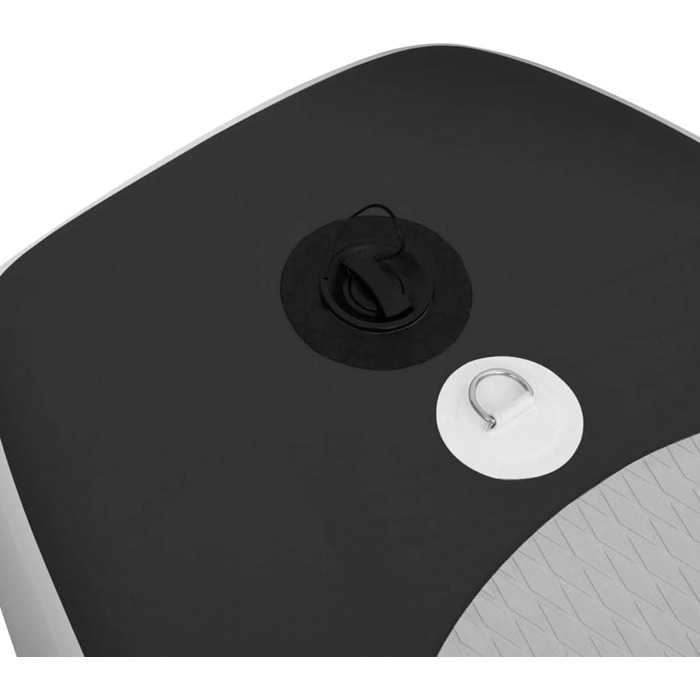 Надувна SUP-дошка для дорослих vidaXL, 330x76x10 см, чорна, комплект для сапсерфінгу з веслом
