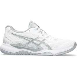 Жіноче спортивне взуття Asics Gel-Tactic 12 для залу, розмір 41.5 EU, білий та срібний