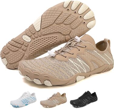 Чоловічі та жіночі аквашузи Barfußschuhe, швидковисихаючі, для плавання, пляжу та фітнесу, розмір 36-47, колір хакі