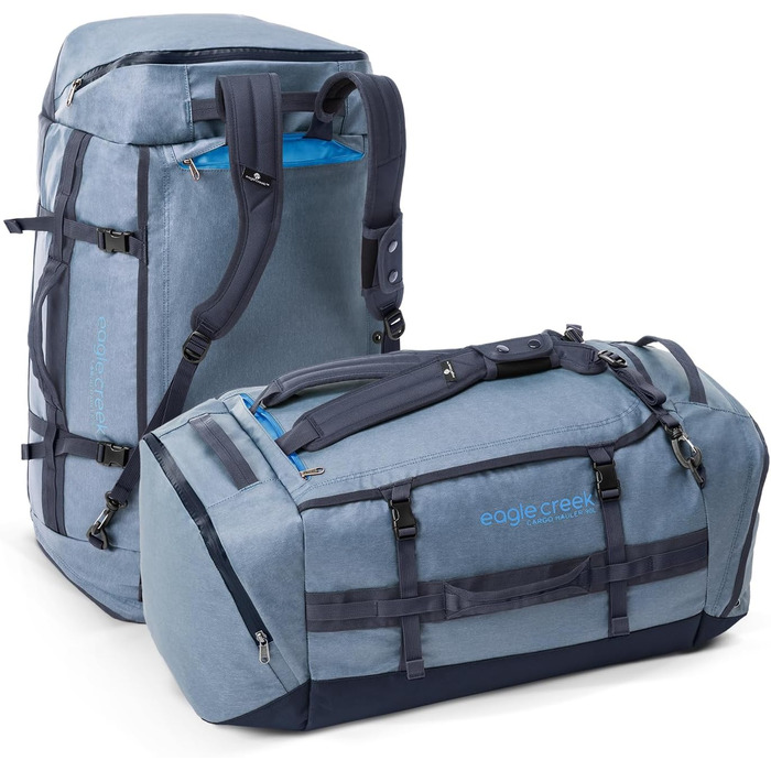 Сумка-баул Eagle Creek Cargo Hauler 90L Glacier Blue з переробленого поліестеру, водо- та зносостійка, 90 літрів