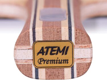 Набір ракетки для настільного тенісу Atemi 5000 | Карбон-Балза-Дерево | Професійна ракетка для максимальної швидкості, обертання та контролю | Клас змагань | 7 шарів | Оновлені ручки, кольори та упаковка