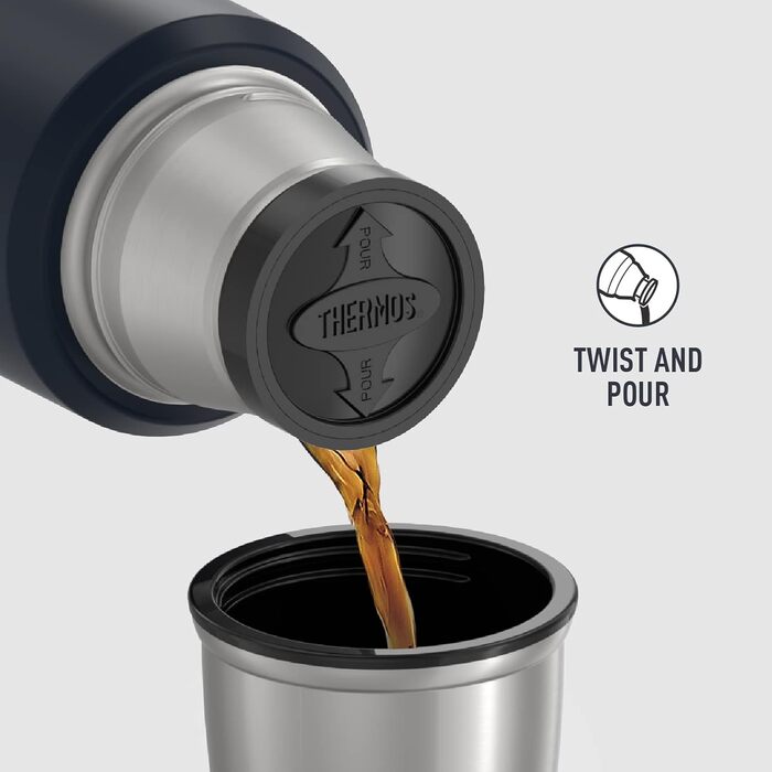 Термос THERMOS Stainless King, вакуумна пляшка, 473 мл, синя