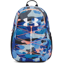 Рюкзак Under Armour Hustle Sport унісекс, водостійкий спортивний рюкзак із відділенням для ноутбука, чорний/білий, універсальний розмір