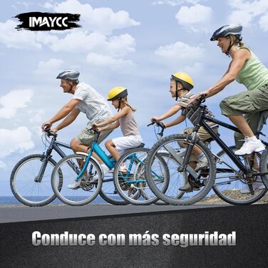 Складаний велосипедний замок IMAYCC 120 см з кріпленням, високий рівень захисту від крадіжки, для електровелосипеда, шосейного, гірського велосипеда, мотоцикла, чорний