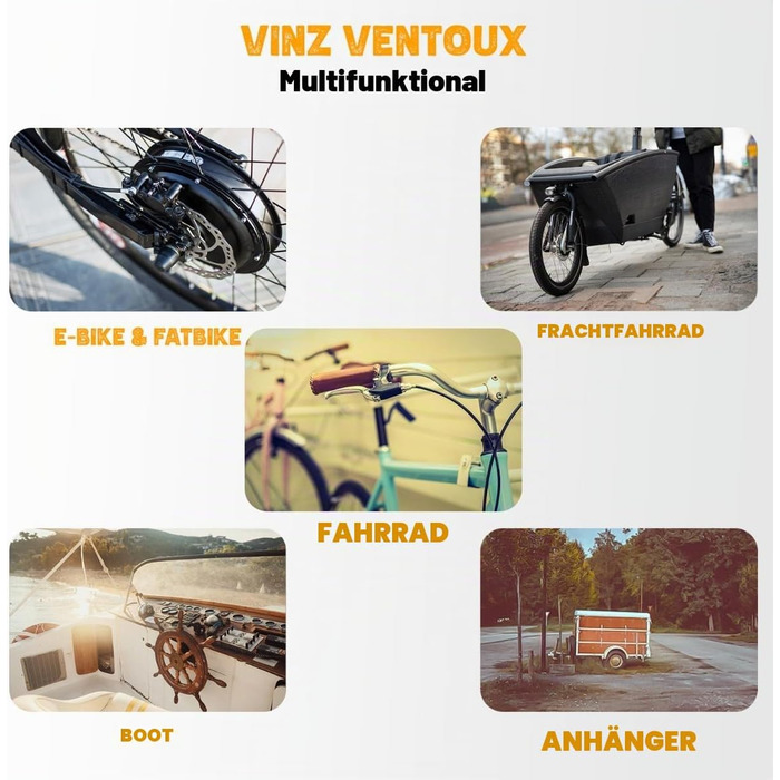 Ланцюговий замок для велосипеда та електровелосипеда VINZ Ventoux, загартована сталь, 6 мм, 90 см